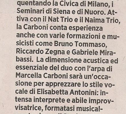 IL SECOLO XIX 2-01-09